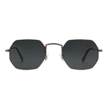 Hexagon Stainless Steel Unisex Glasses Lenses Sunglasses